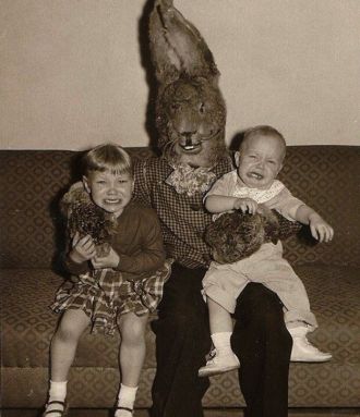 Easter Bunny strikes! Easter Bunny strikes!