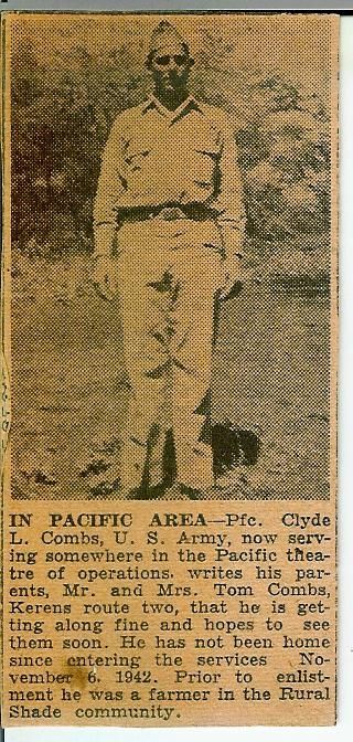PFC Clyde L. Combs