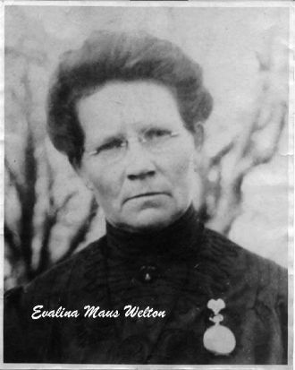 Evalina Maus Welton, 1864-1929