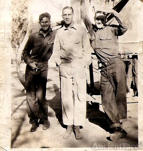 Marvin S Hiles Sr with Army Buddies