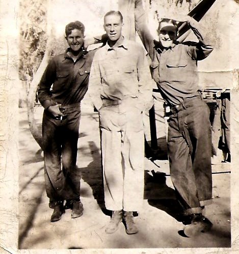 Marvin S Hiles Sr with Army Buddies