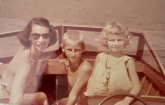 Jean McNabb with children, Steve and Karen