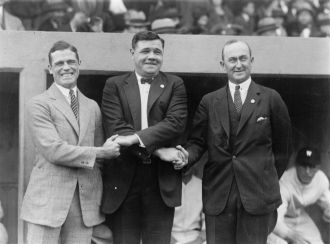 George Sisler, Babe Ruth, Ty Cobb