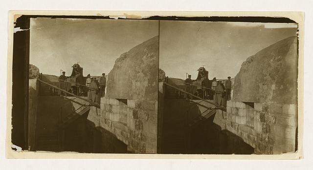 [In a Russian fort during the great siege - marks of...