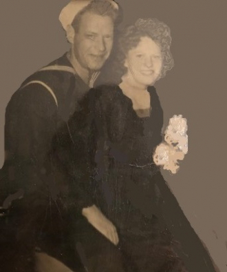 William and Marion Ratel on their wedding day.