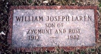 William Joseph Laren tombstone 