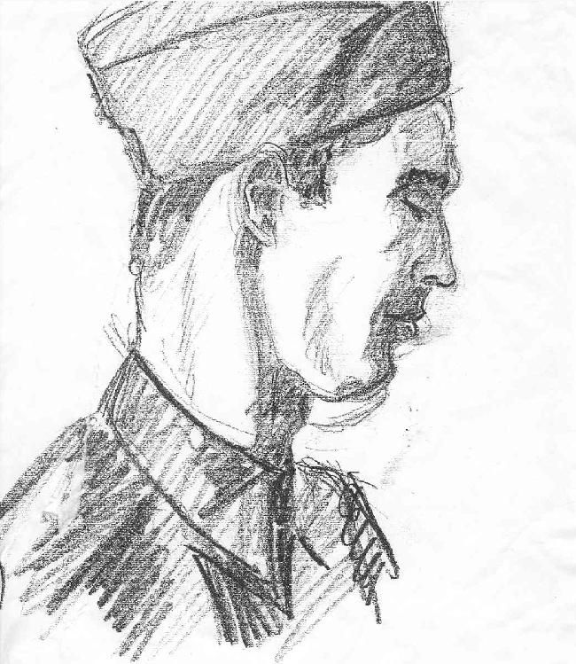 Jim Morgan - WW2  Pencil Sketch #4