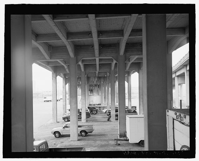 Substructure view of the viaduct, view looking north from...