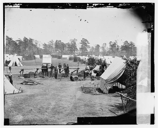[Yorktown, Va., vicinity. Headquarters of Gen. George B....
