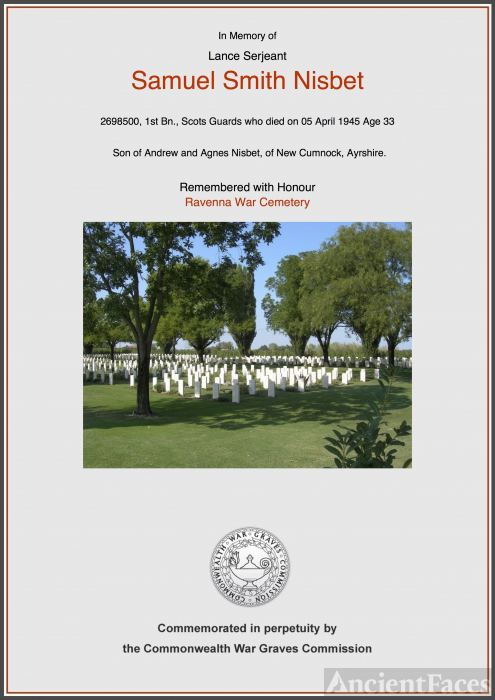 Samuel Smith Nisbet memorial