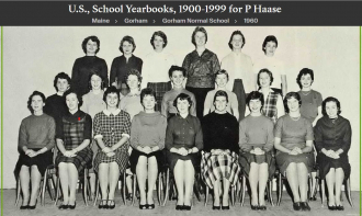 Priscilla (Haase) Hickey--U.S., School Yearbooks, 1900-1999(1960) Amicitia Club -a