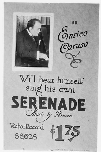 Poster: Victor--Enrico Caruso sings