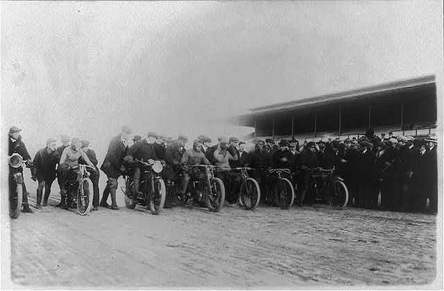Motorcycle race at Laurel, Maryland