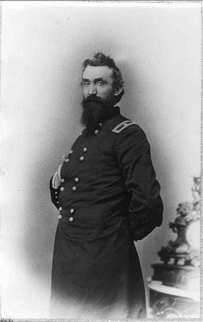 [N. Kimball, three-quarter length portrait, standing,...