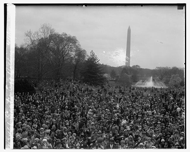 Easter egg rolling, 4/1/29