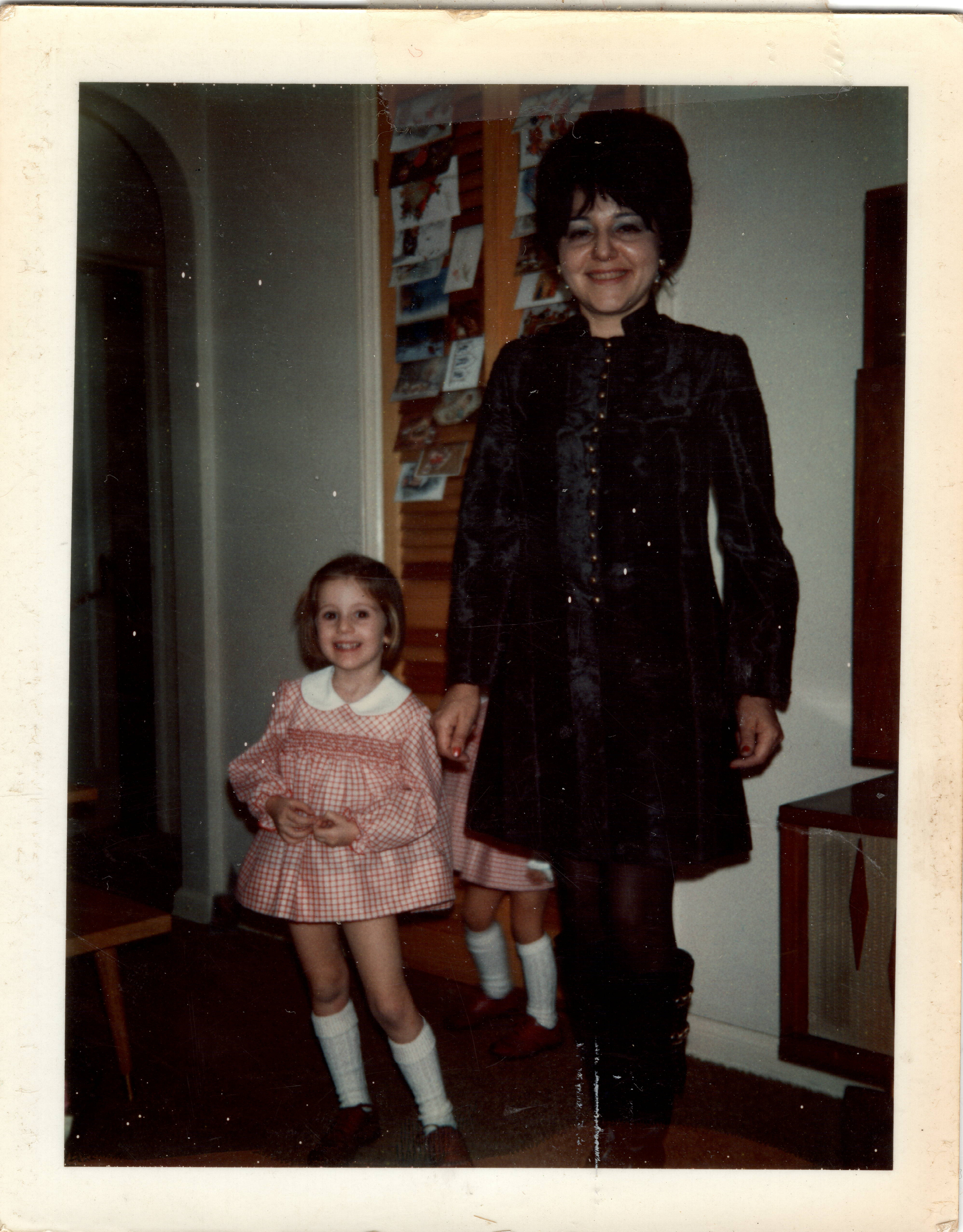 Dawn Spiropoulos at Oma's house with Alyssa