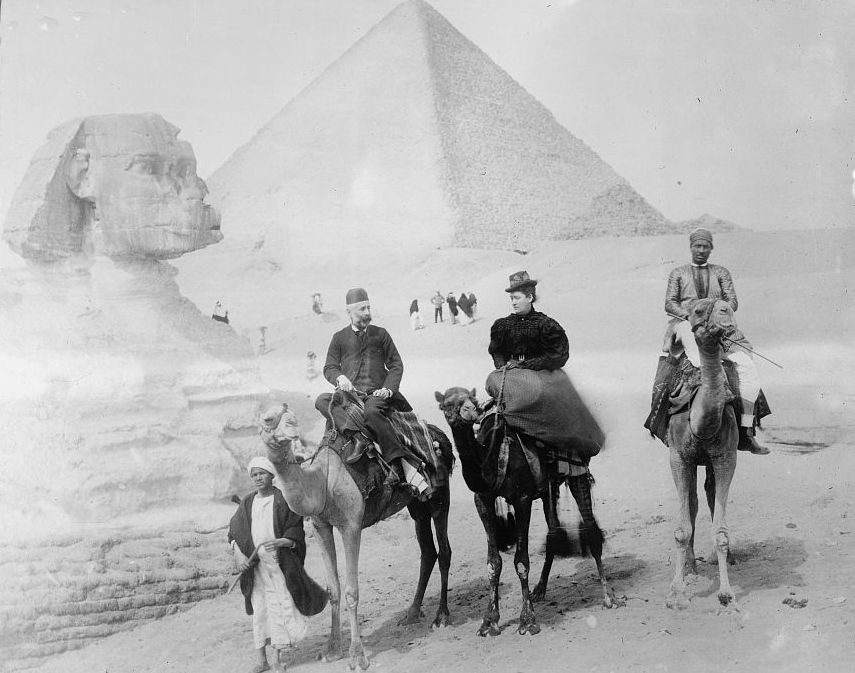 Sphinx and Giza Pyramid