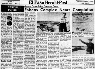 Dieter Gerzymisch, El Paso Herald-Post 1971