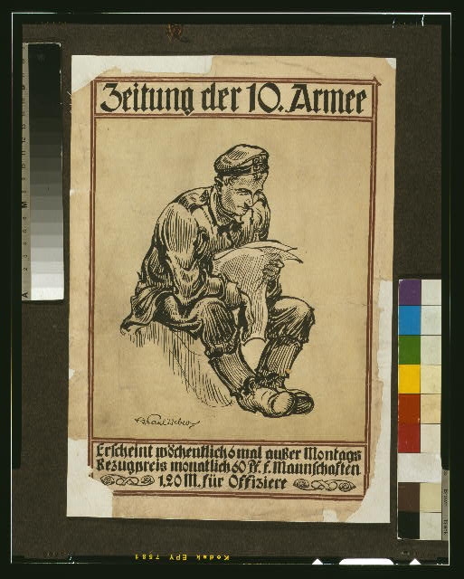Zeitung der 10. Armee / A. Saulweber.
