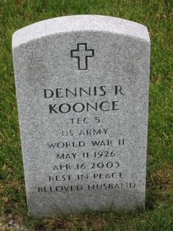 Dennis R Koonce gravesite