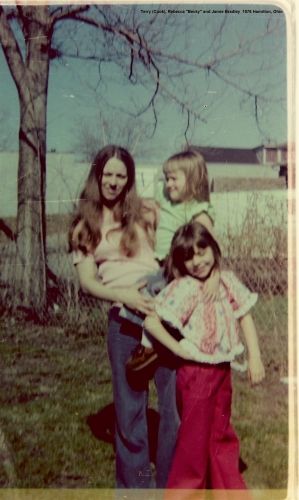 Terry, Becky and Jamie Bradley, 1978