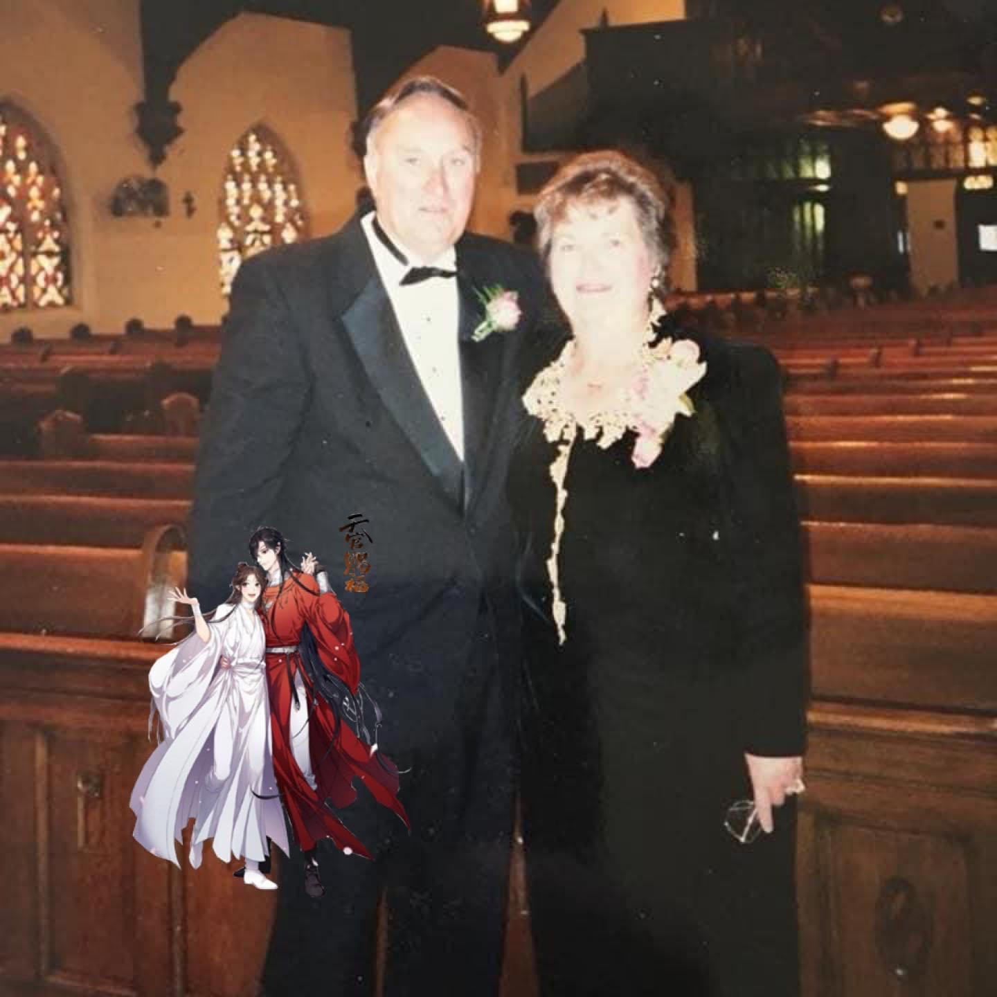 Larry and Marilyn at daughter Kim wedding 