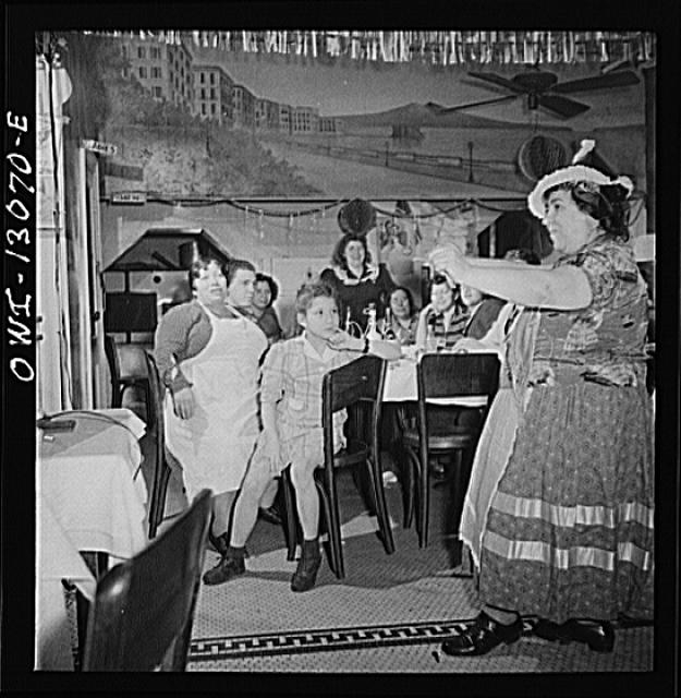 New York, New York. Gypsy woman who is habitue of...