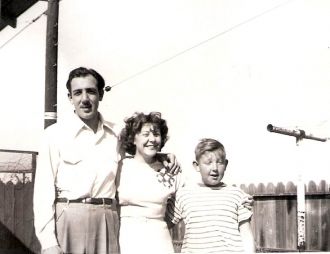 Herman, Bernice, & Patrick Ferrara, California 1944  1944