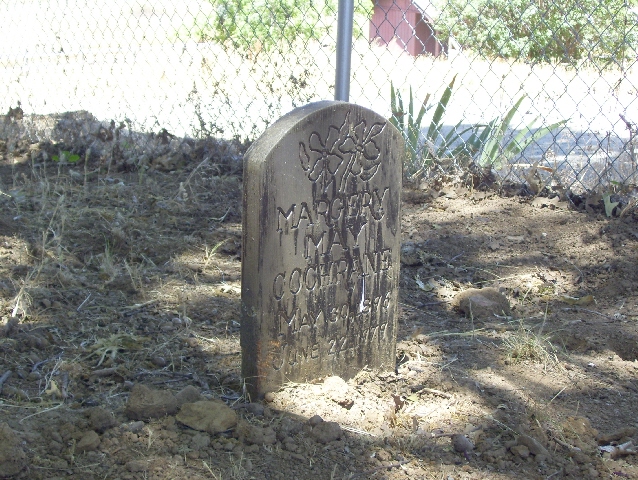 Margery May Biggard Cochrane Headstone