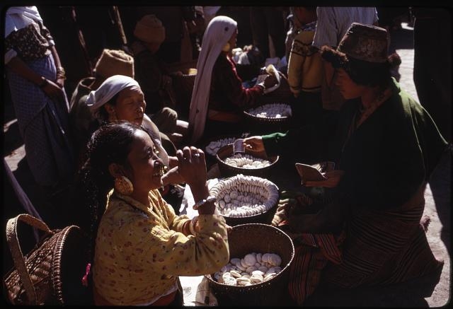 Sikkimese Nepali women with jewellry [i.e. jewelry]