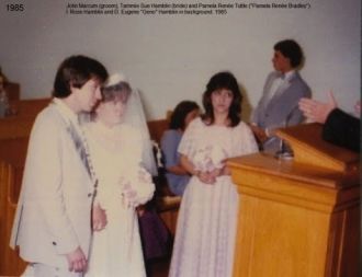 John and Tammy's wedding 1985