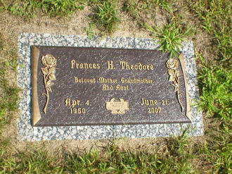 The Grave of Frances Theodore
