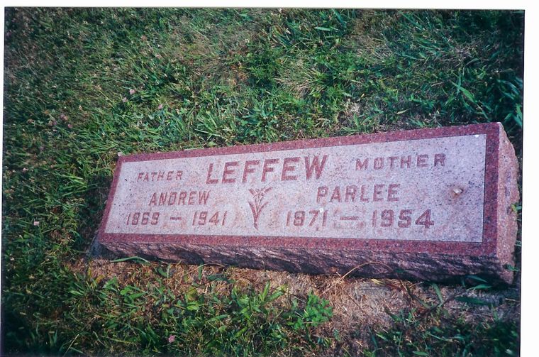 Andrew& Parlee Leffew Grave Stone