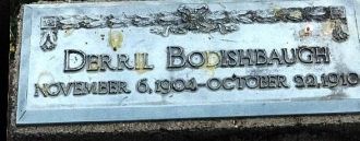 Tombstone: Bodishbaugh, Derril