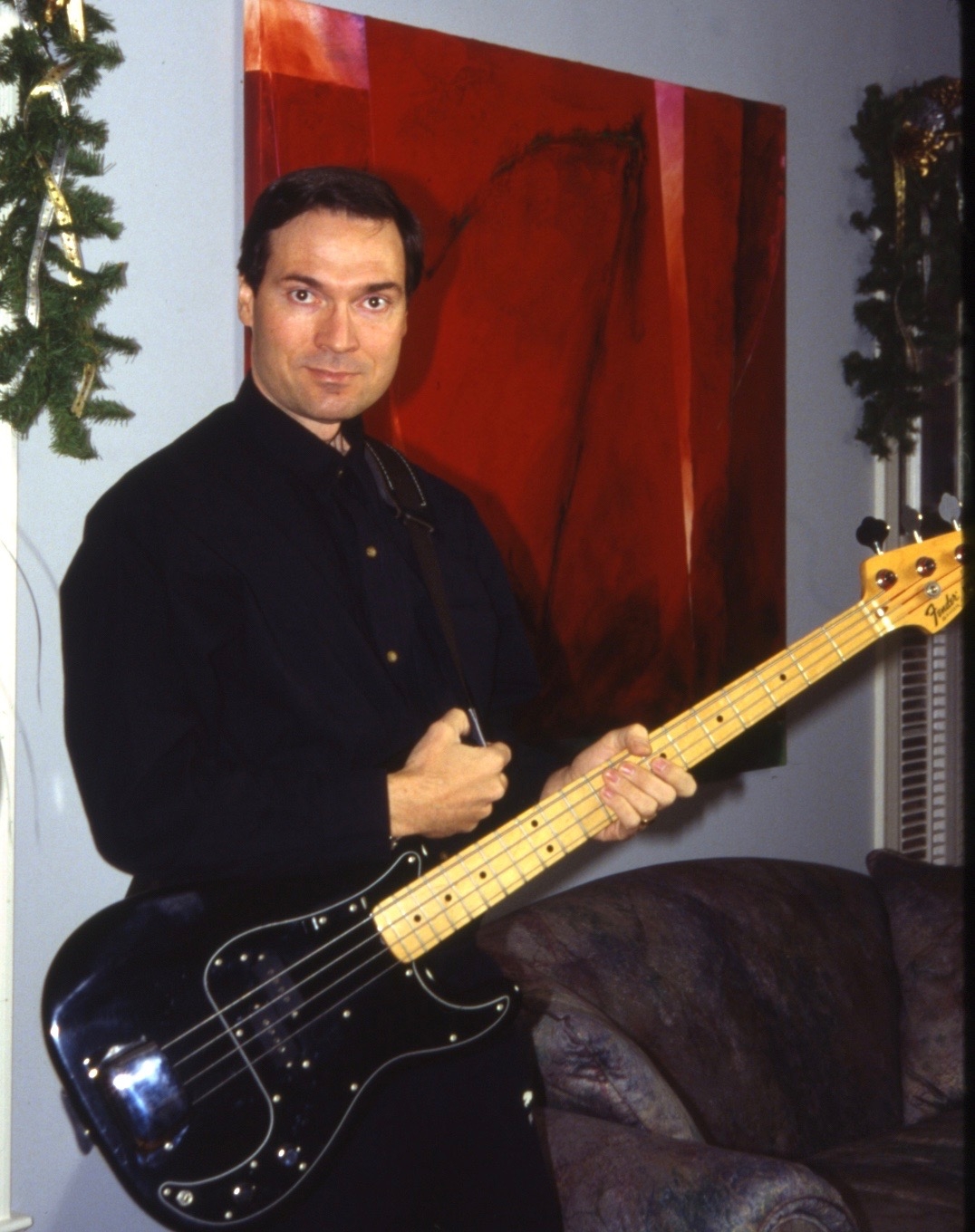 Bill with 1978 Fender Precision Bass