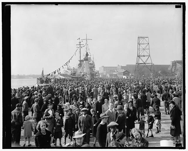 'Navy Day' Washington, D.C., Oct. 27. General view of the...