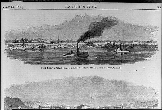Fort Brown, Texas [Viewed from across river; 2...