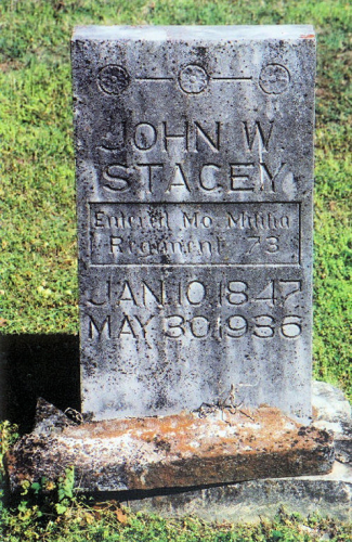 John William Stacey Gravestone