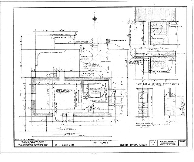 HABS KANS,6-FTSCT,1- (sheet 1 of 5) - Fort Scott, Fort...