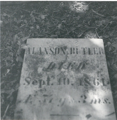Alanson Butler gravestone