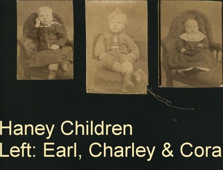 Earl, Charley, & Cora Haney