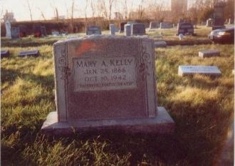 Mary Ann Kelly Gravestone
