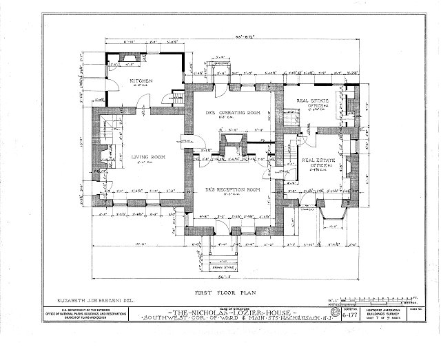 HABS NJ,2-HACK,5- (sheet 7 of 9) - Nicholas Lozier House,...