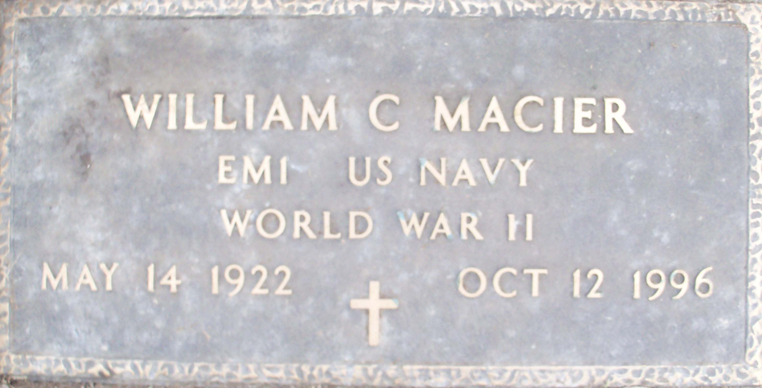 William C. Macier Gravesite
