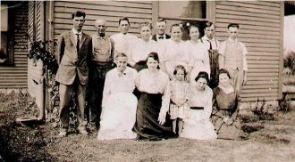 Ida Mae (Tullis) Flauding & Family, IN