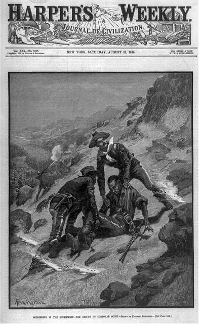 Soldiering in the Southwest--the rescue of Corporal Scott...