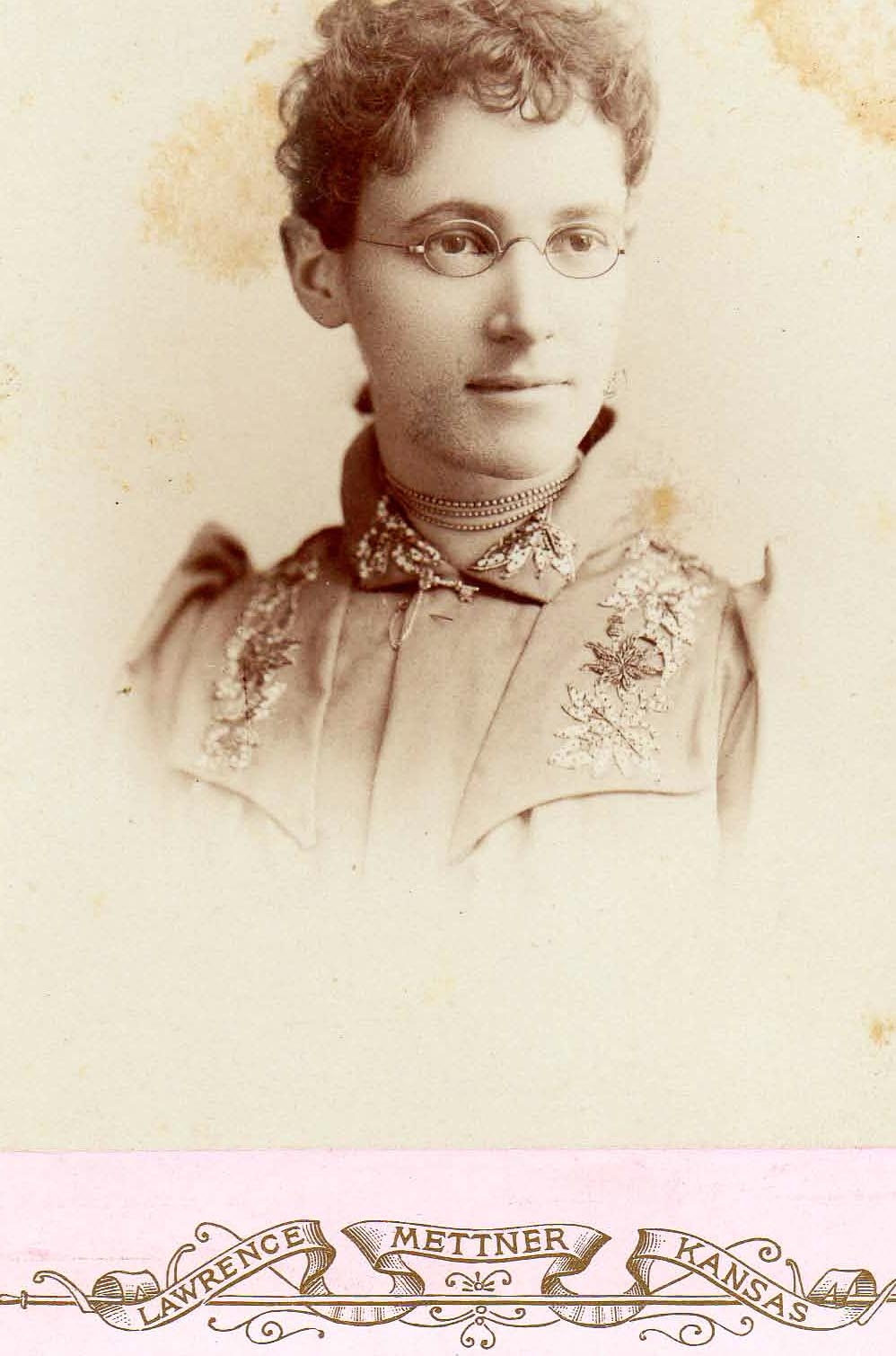 Laura E. Lickwood;1891, Lawrence, Kansas