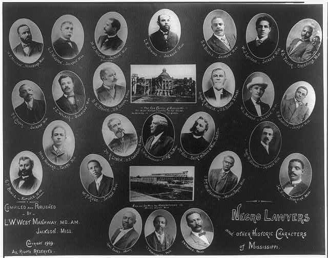 Negro lawyers and other historic characters of Mississippi