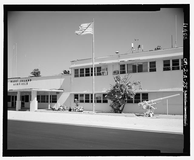 WAKE ISLAND AIRFIELD TERMINAL, BUILDING 1502 LOOKING...