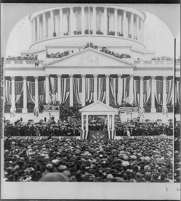 President McKinley delivering his second Inaugural, March...